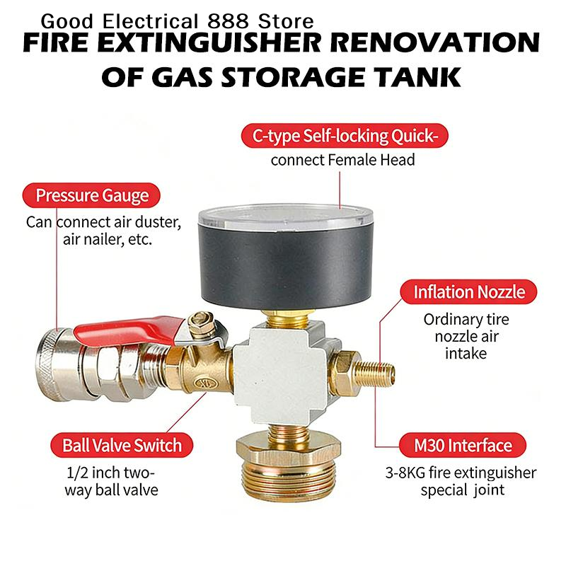 Adaptador de Pressão para Tanq - Fire Extinguisher Small avaliação e preço