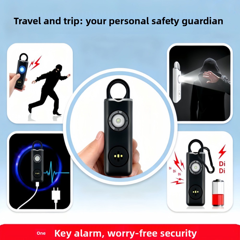 Alarme Pessoal de 130 dB com S - Personal Alarm Keychain avaliação e preço