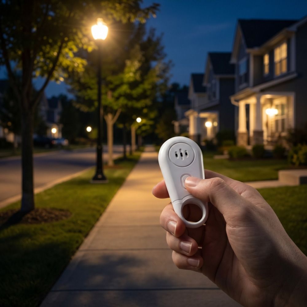 Alarme de segurança pessoal po - Personal Alarm Keychain avaliação e preço