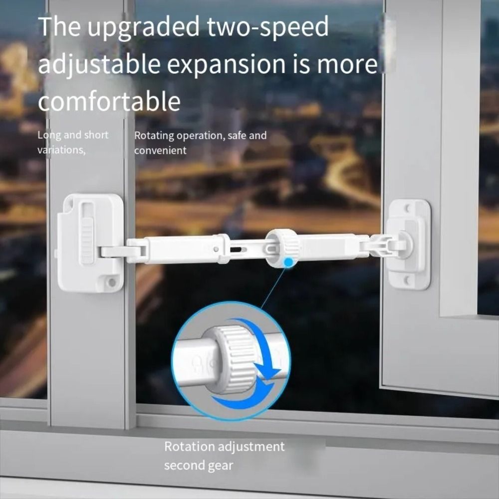 Rolha de janela sem perfuração - Window Lock Bar avaliação e preço